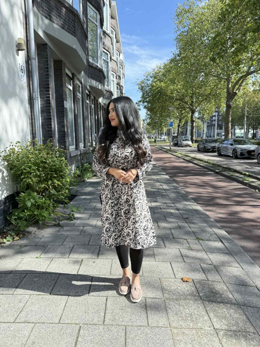 Georgette kurta artikel 12286 - Afbeelding 3