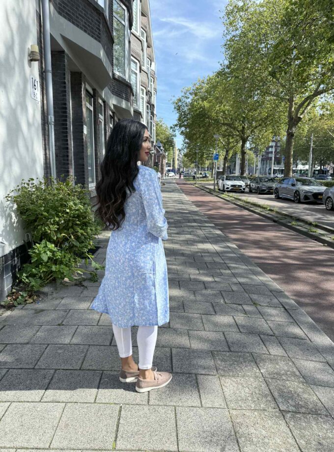 Georgette kurta artikel 12243