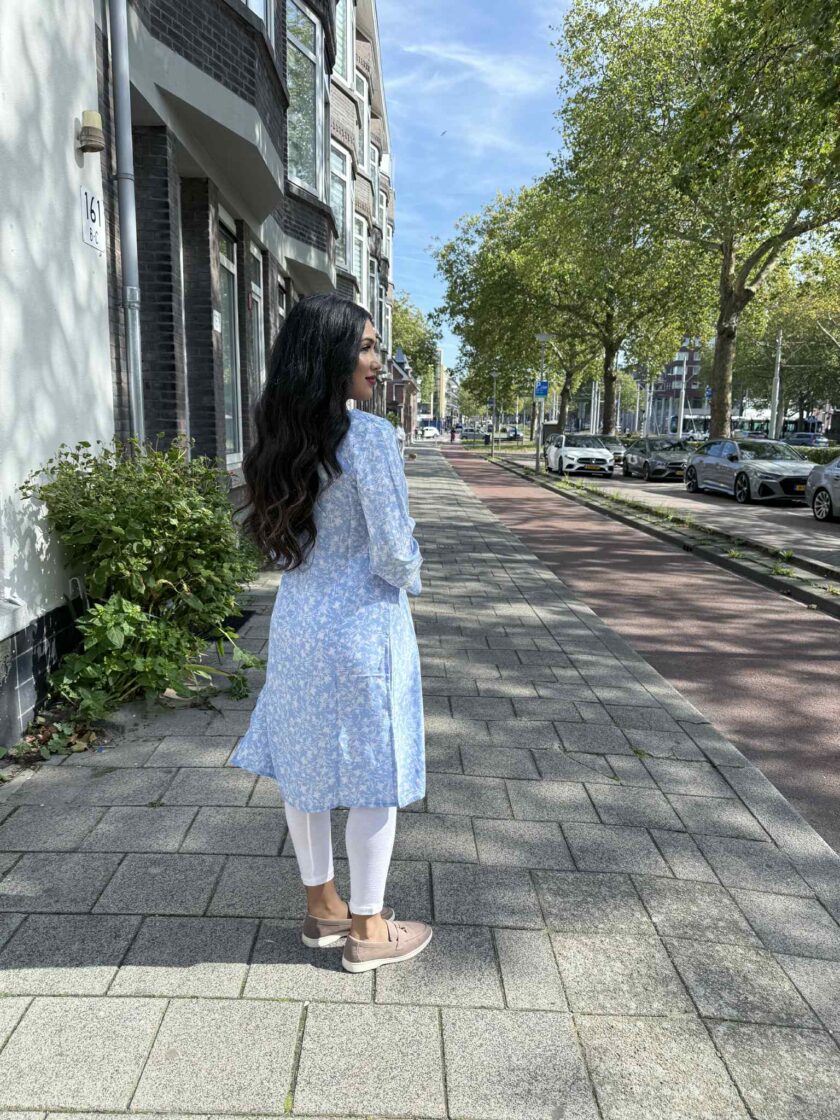 Georgette kurta artikel 12243 - Afbeelding 2