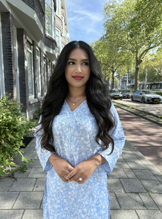 Georgette kurta artikel 12243