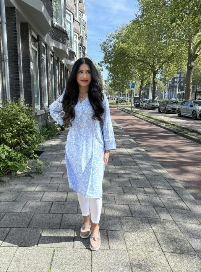 Georgette kurta artikel 12243