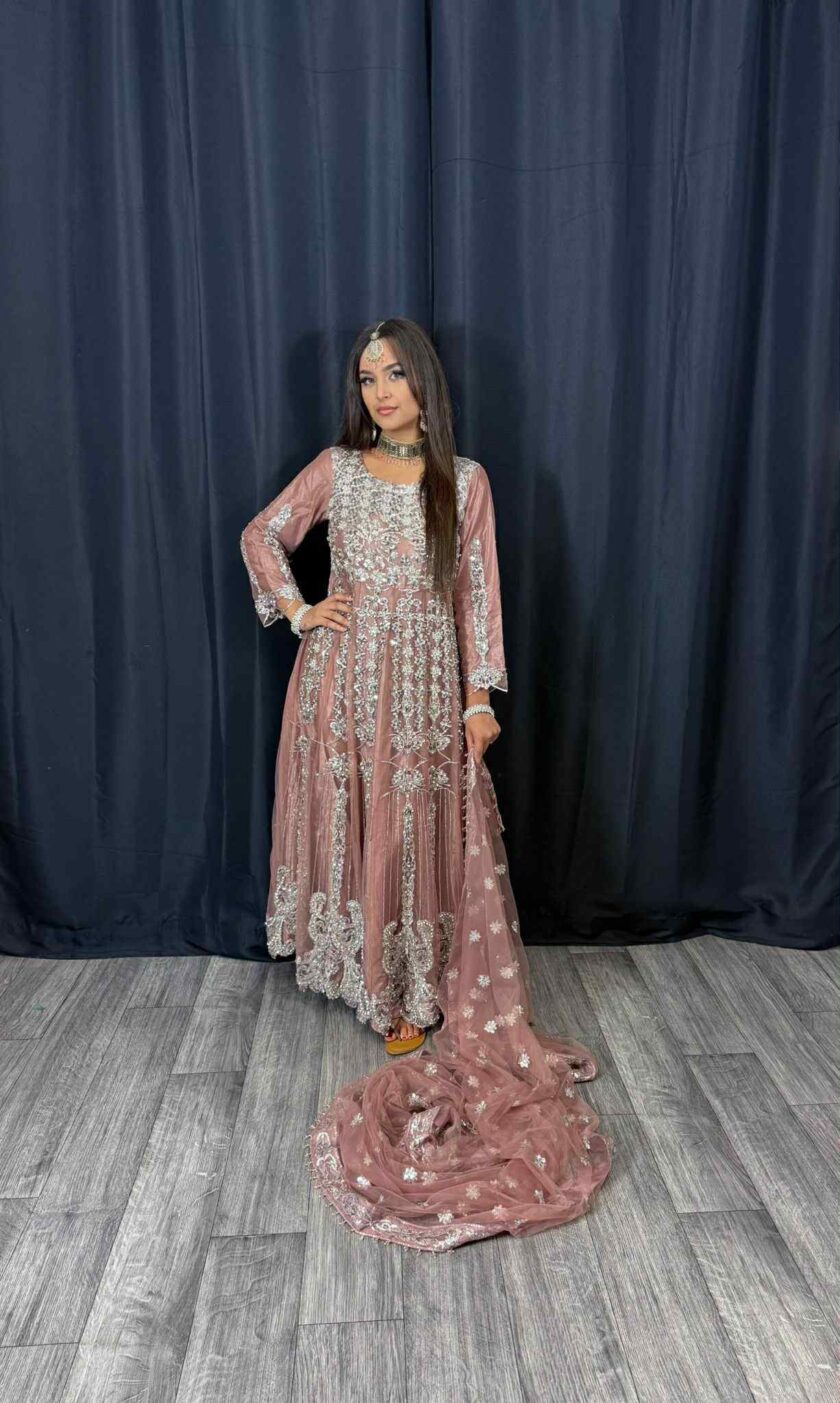 Fancy maxi oud roze artikel 12176 - Afbeelding 5