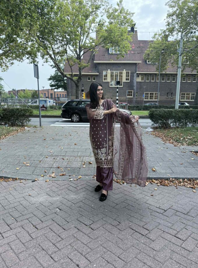 Organza suit fancy maat 3XL artikel 12168