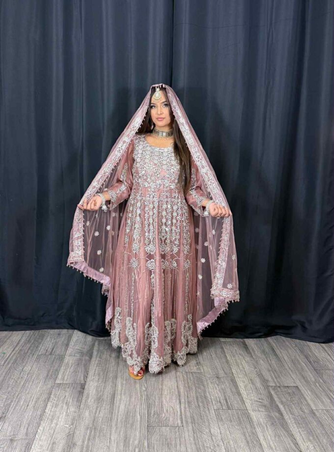 Fancy maxi oud roze artikel 12176