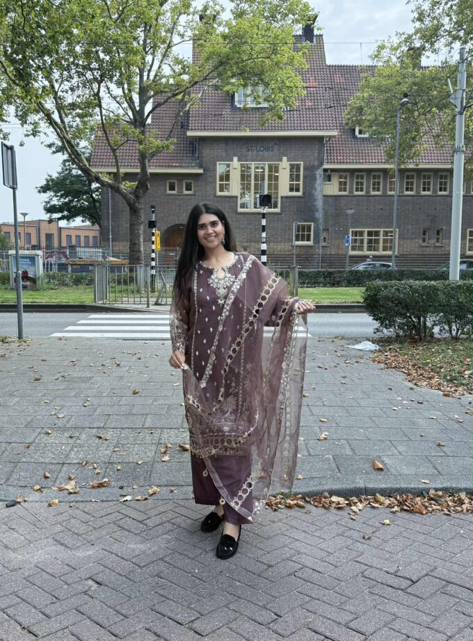 Organza suit fancy maat 3XL artikel 12168