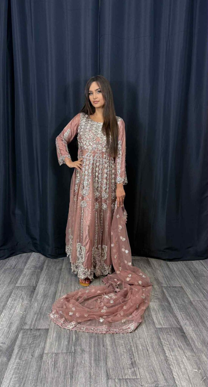 Fancy maxi oud roze artikel 12176 - Afbeelding 6