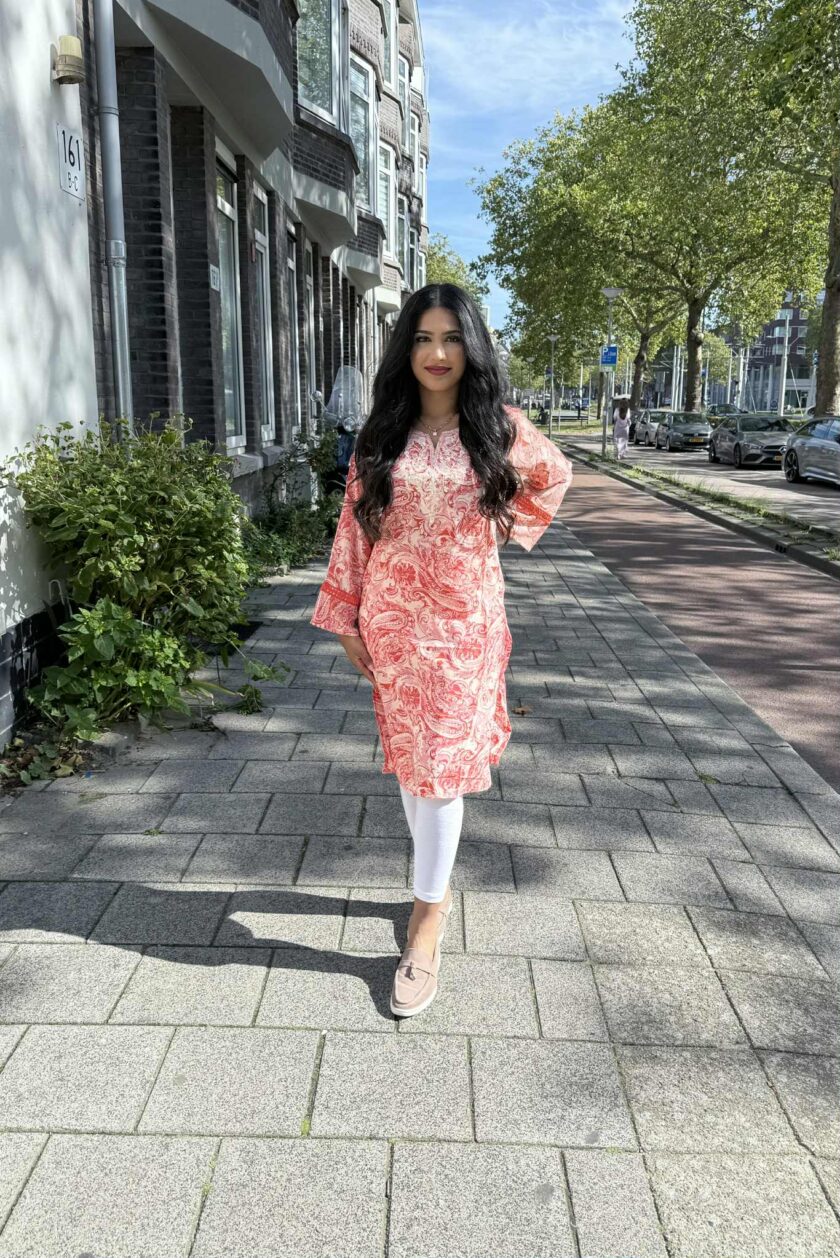 Georgette kurta artikel 12232 - Afbeelding 3