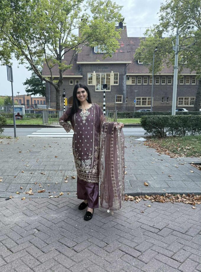 Organza suit fancy maat 3XL artikel 12168