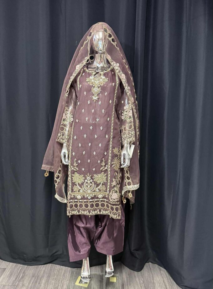 Organza suit fancy maat 3XL artikel 12168