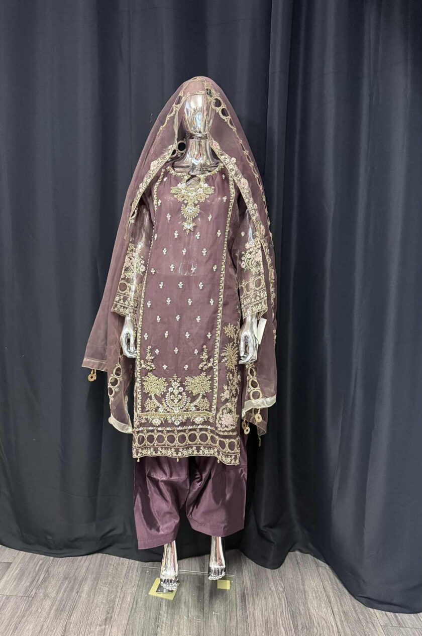 Organza suit fancy maat 3XL artikel 12168