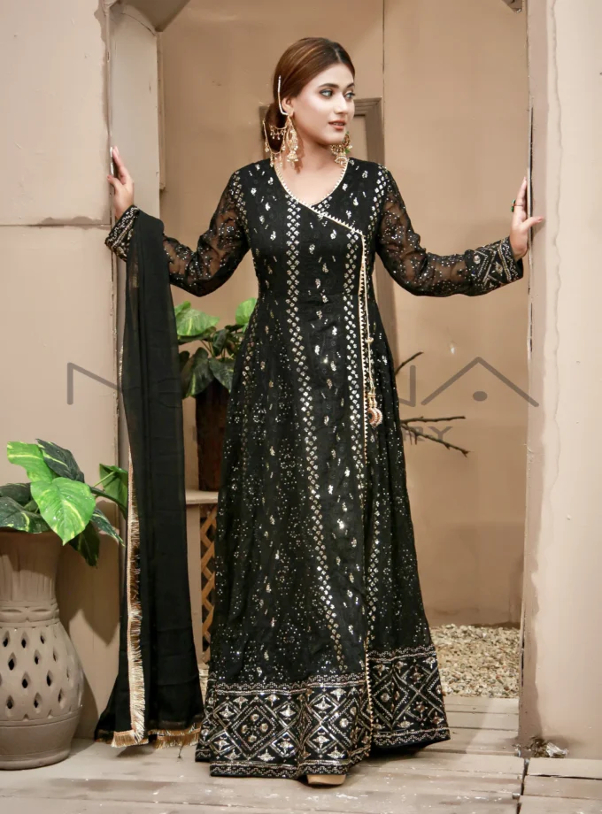 Embellish Azure Mona embroidery mint