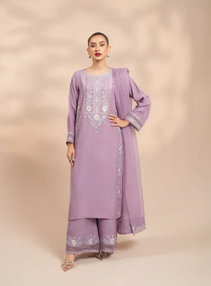 Shaposh raw silk suit artikel 12518
