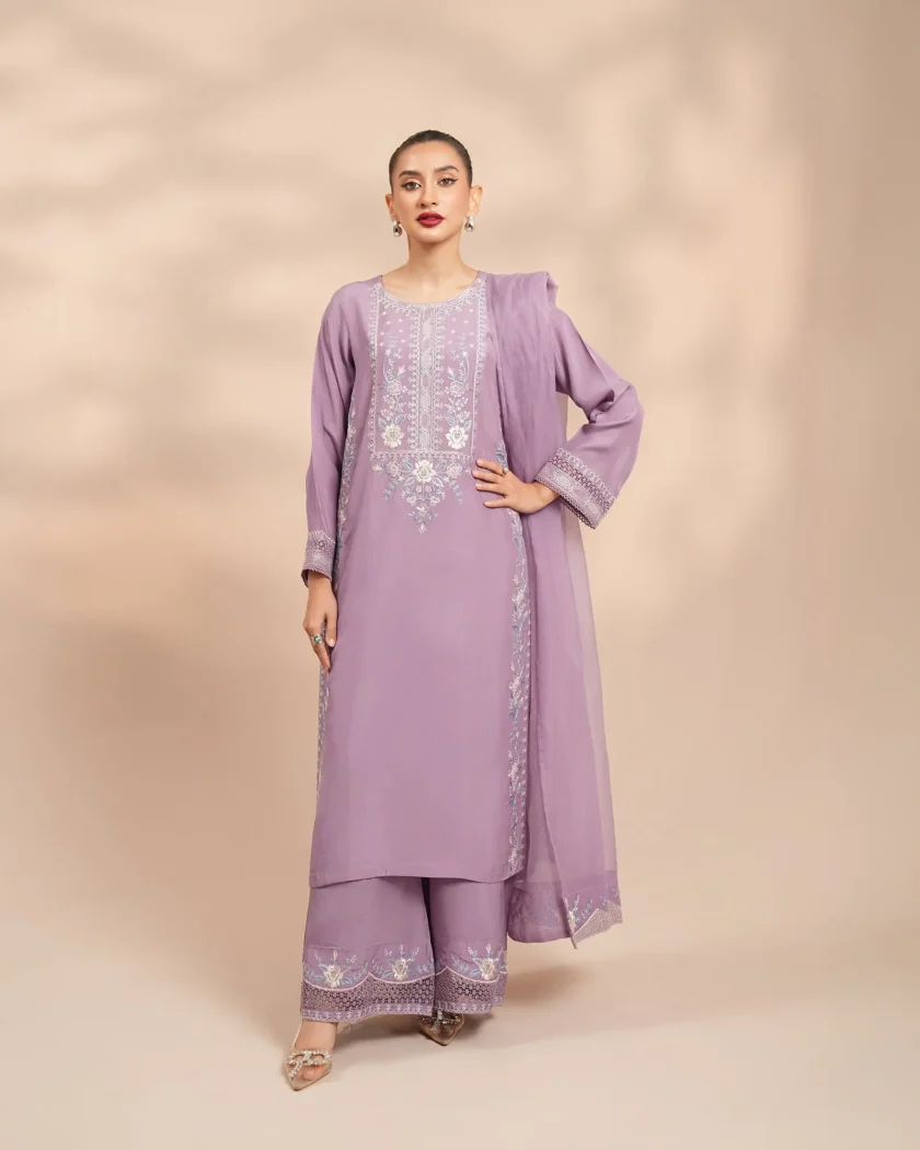 Shaposh raw silk suit artikel 12518
