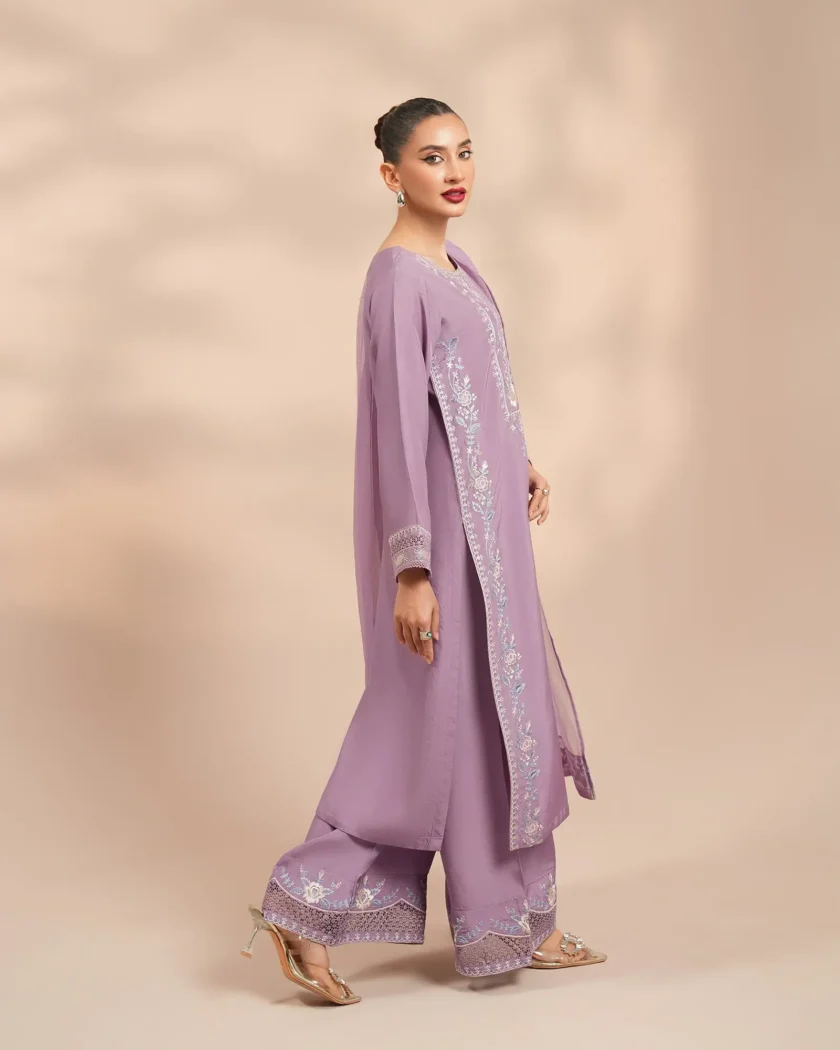 Shaposh raw silk suit artikel 12518 - Afbeelding 4