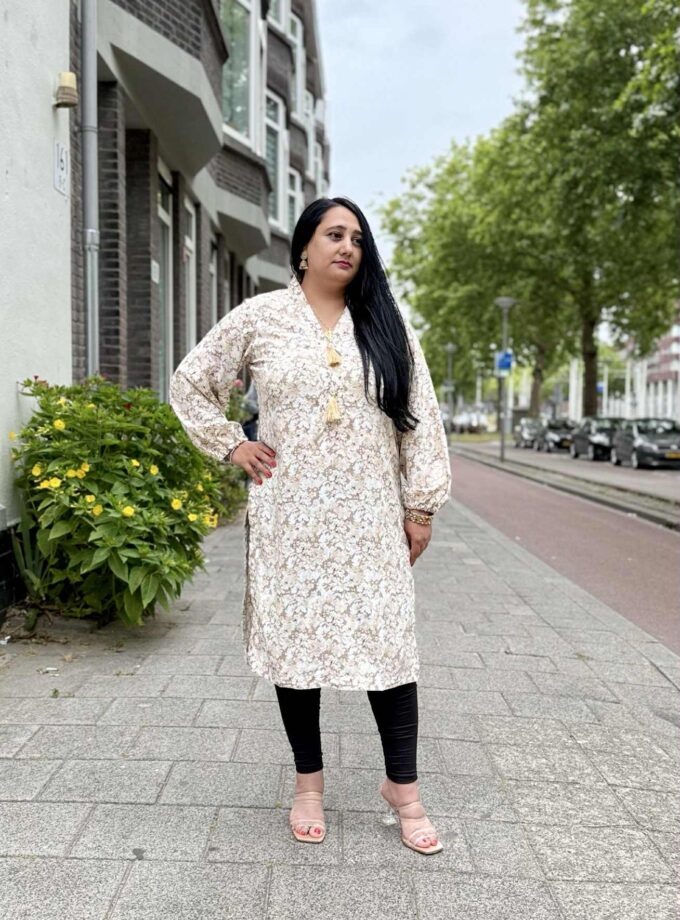 Georgette kurta artikel 12927