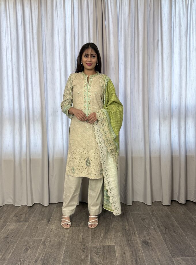 Driedelig wintersuit - khaddar 0413