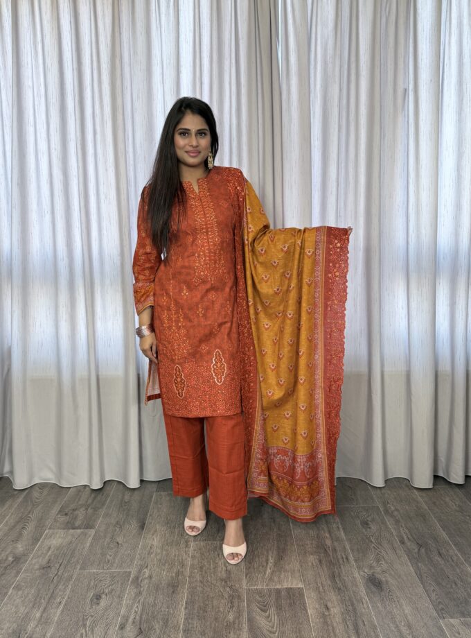 Driedelig wintersuit - khaddar 0412