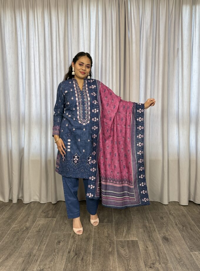 Driedelig wintersuit - khaddar 0416