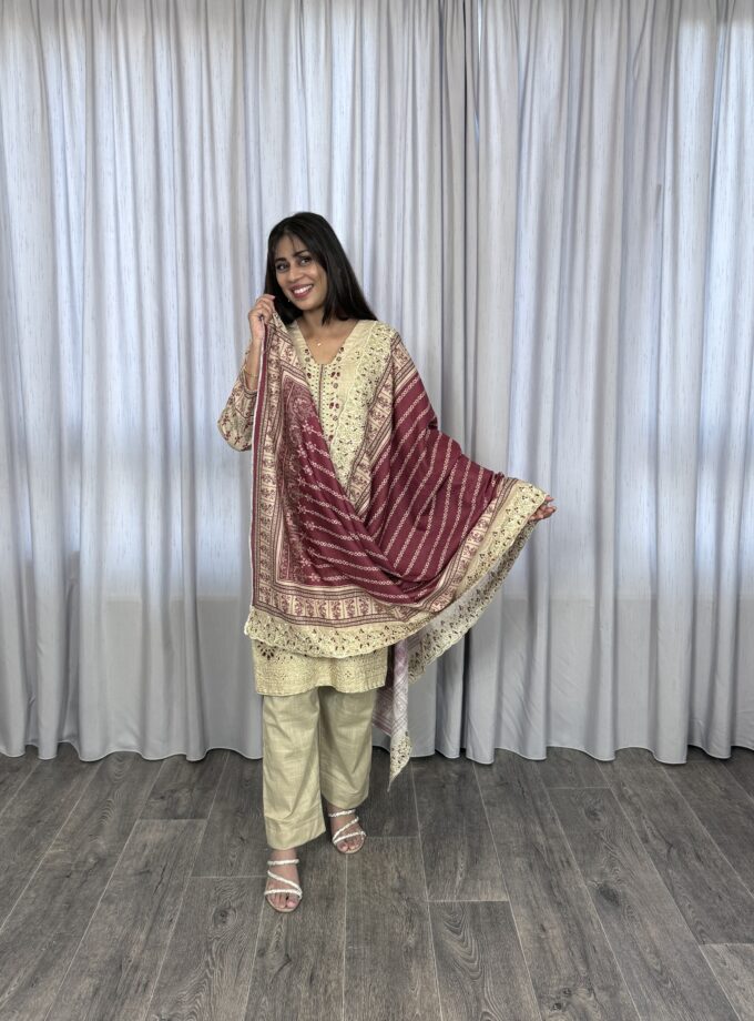 Driedelig wintersuit - khaddar 0418