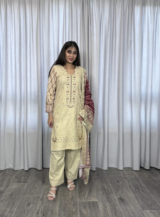 Driedelig wintersuit - khaddar 0418