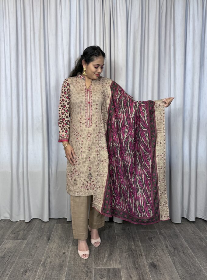 Driedelig wintersuit - khaddar 0414