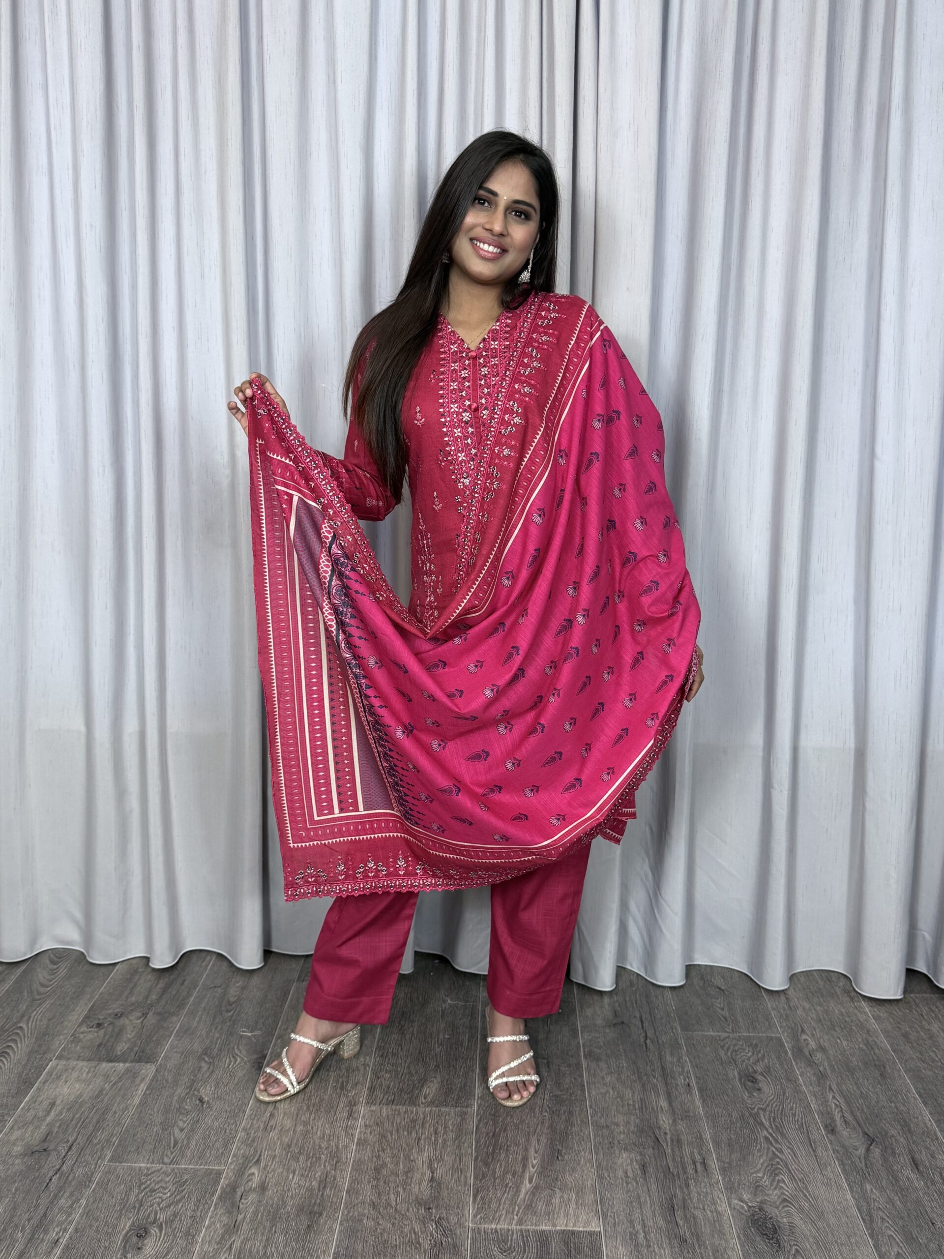 Driedelig wintersuit - khaddar 0420 - Afbeelding 2