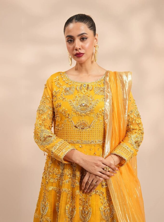 Shaposh fancy maxi - geel 14911