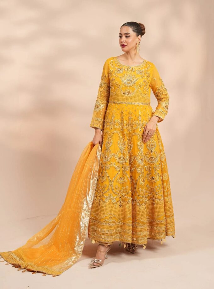 Shaposh fancy maxi - geel 14911