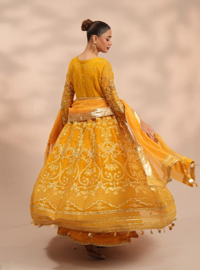 Shaposh fancy maxi - geel 14911