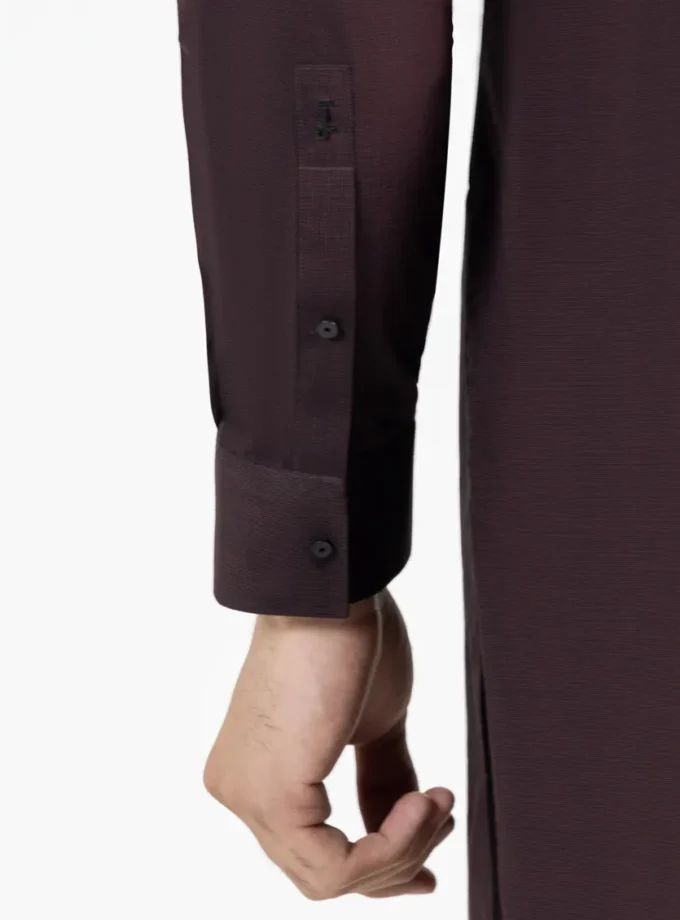 Junaid Jamshed shalwaar kameez - maroon 14611 maat M en L