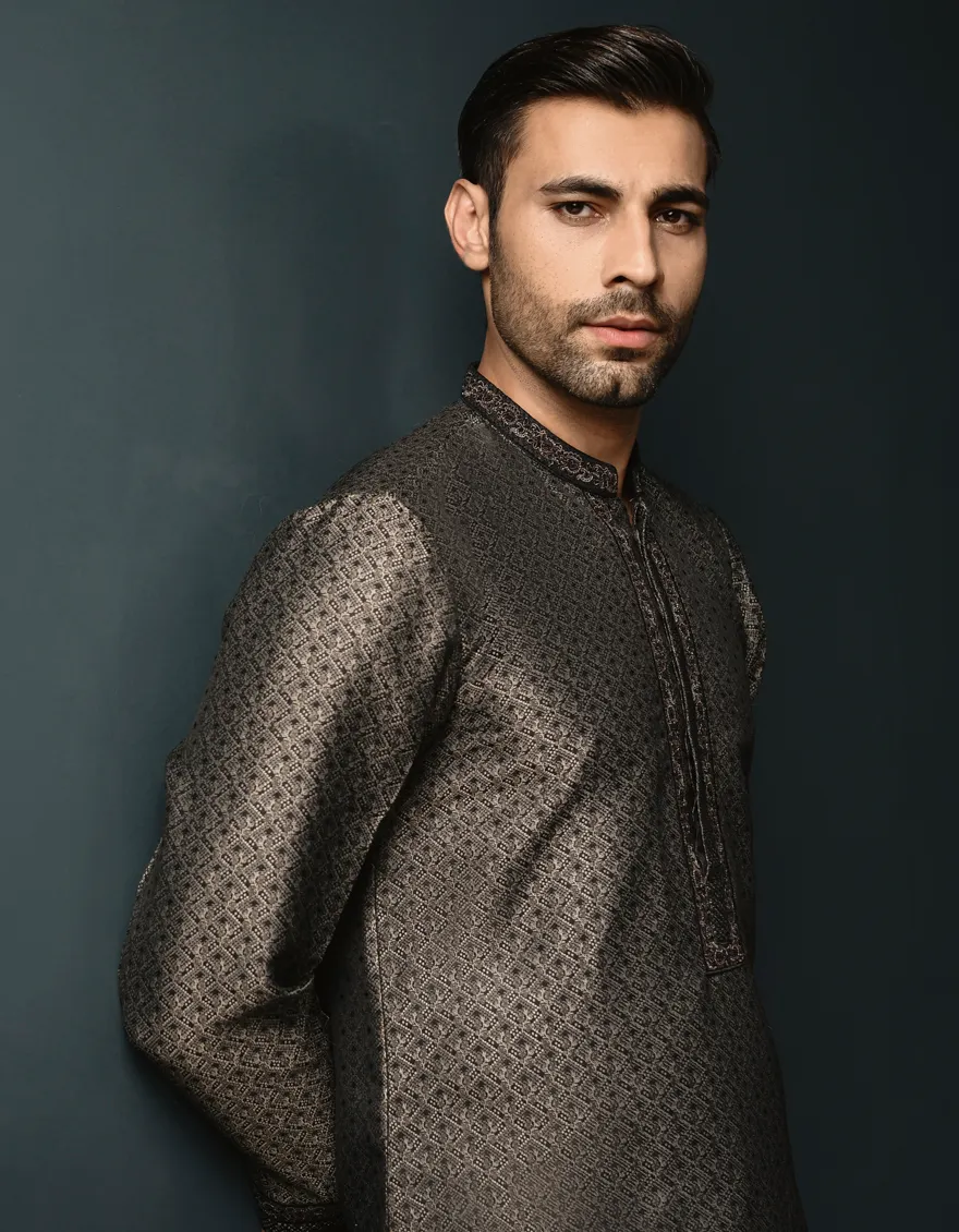 Junaid Jamshed fancy kurta - Maat L 14655