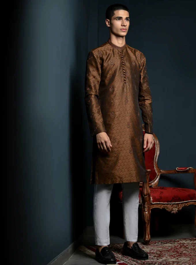 Junaid Jamshed fancy kurta - Maat XS 14659