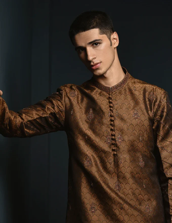 Junaid Jamshed fancy kurta - Maat XS 14659