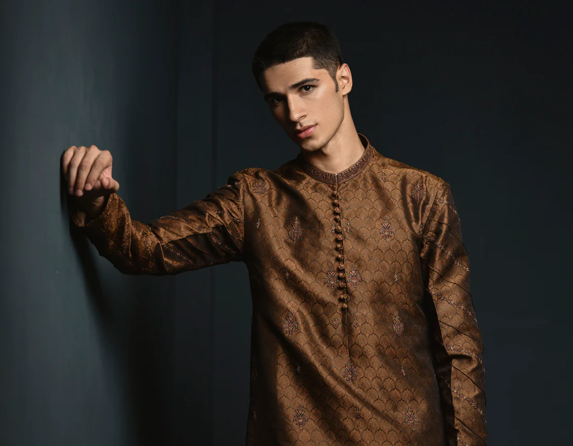 Junaid Jamshed fancy kurta - Maat XS 14659