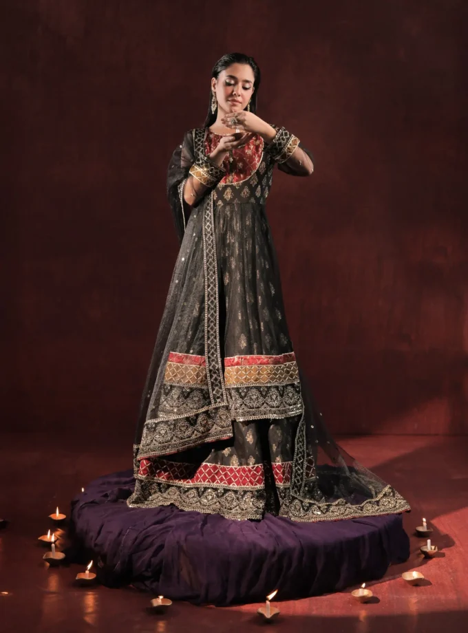 Shaposh fancy maxi - zwart 14919