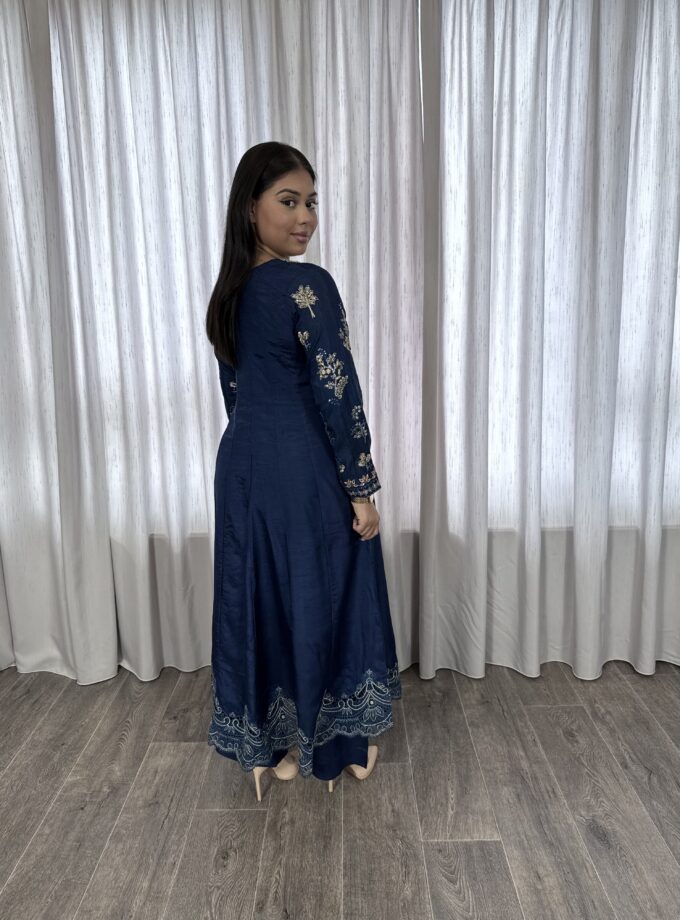 Shaposh frock katan silk zink - 2delig 2214