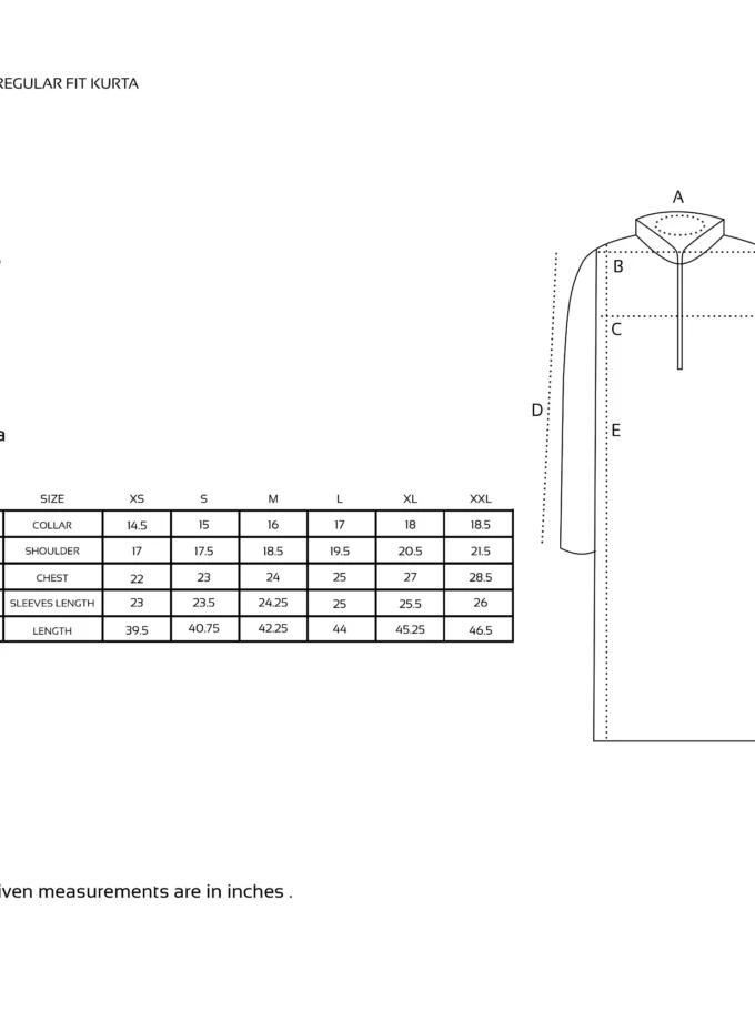Junaid Jamshed kurta- Maat L 11227