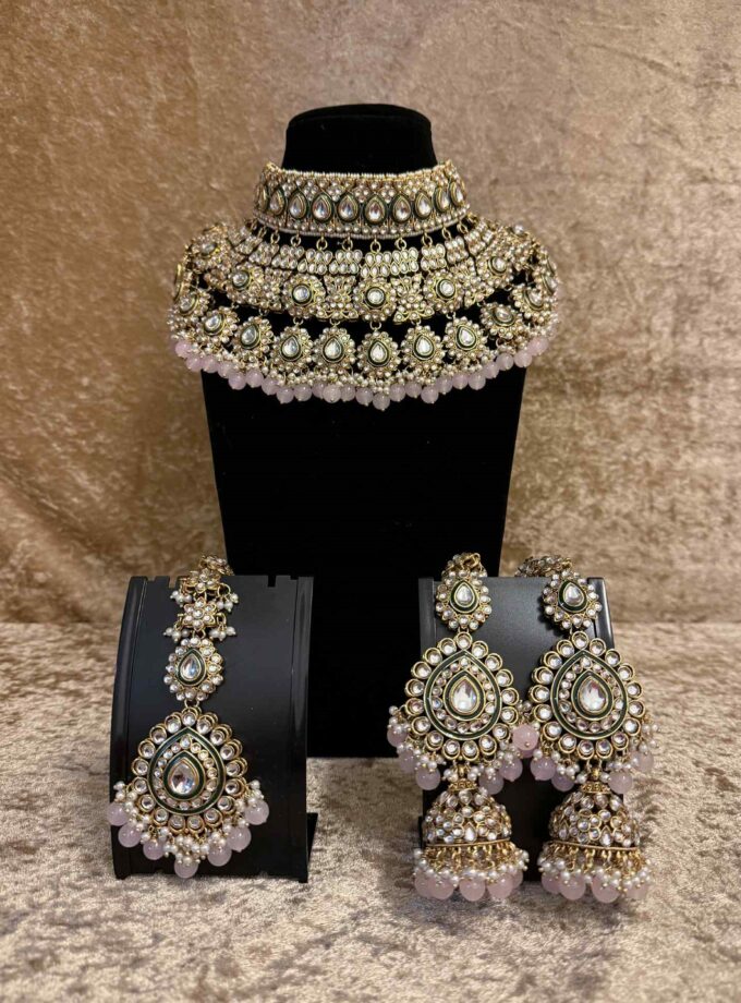 Sieradenset lichtroze -14945