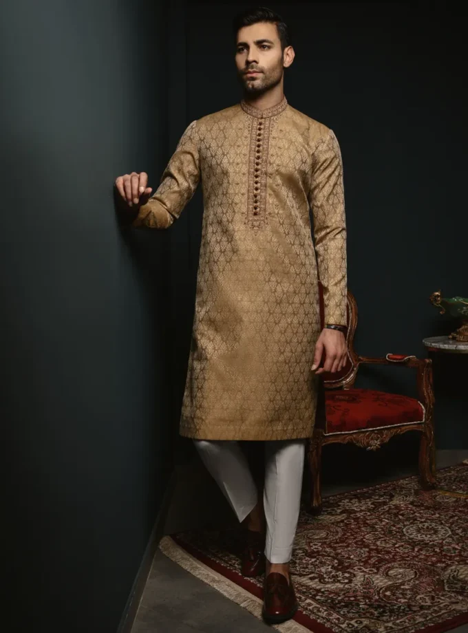 Junaid Jamshed fancy kurta - Maat L 14633