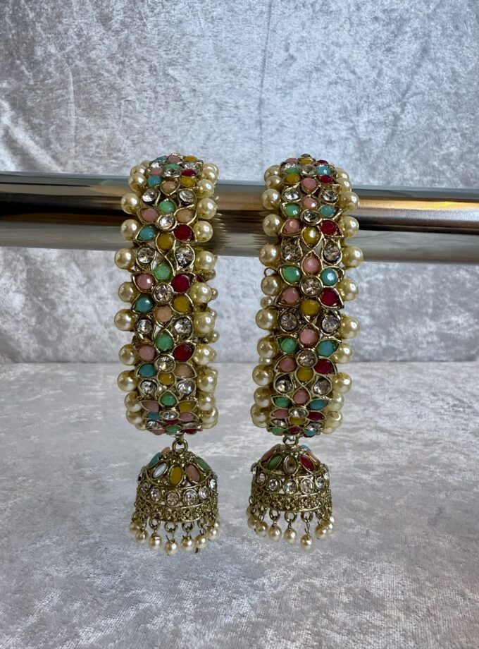 Karay met jhumka - multi kort - 2.8