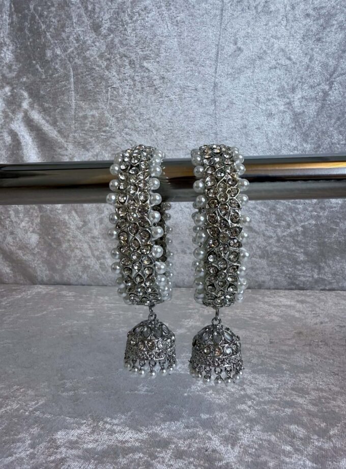 Karay met jhumka - zilver kort - 2.8