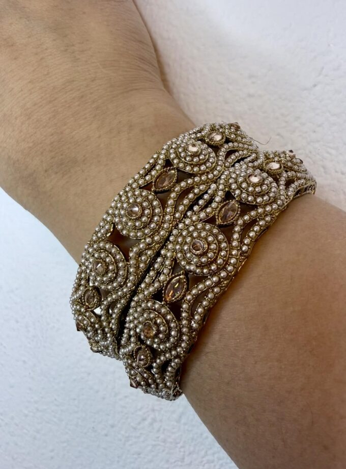 Set van 2 karay goud desing rond