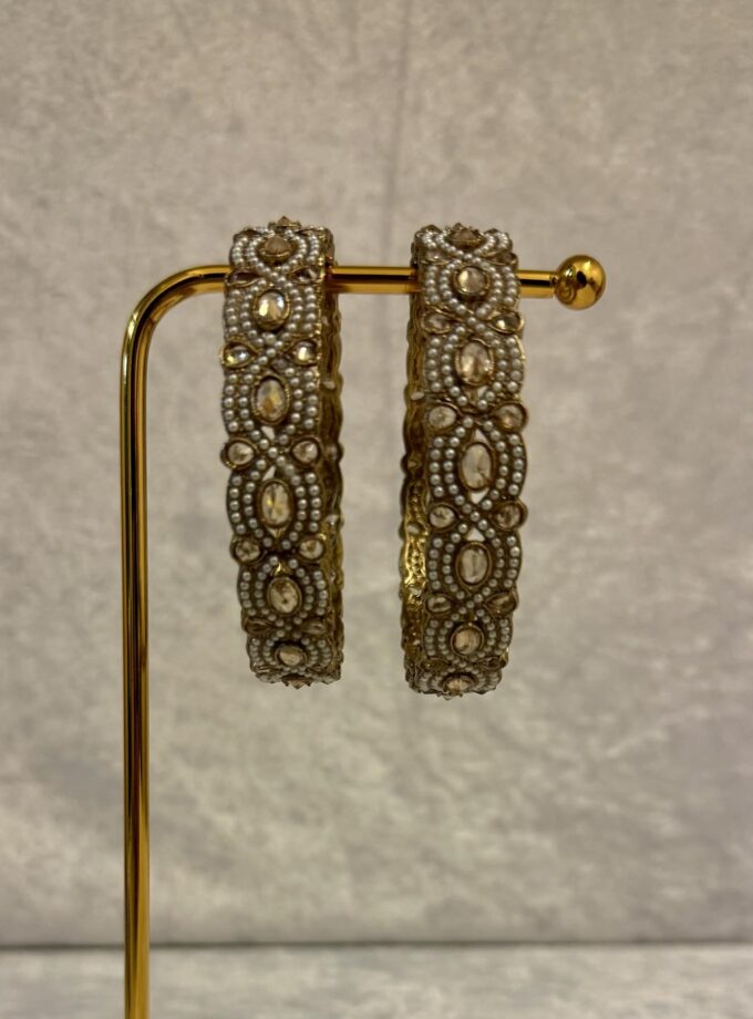 Set van 2 karay goud desing plat