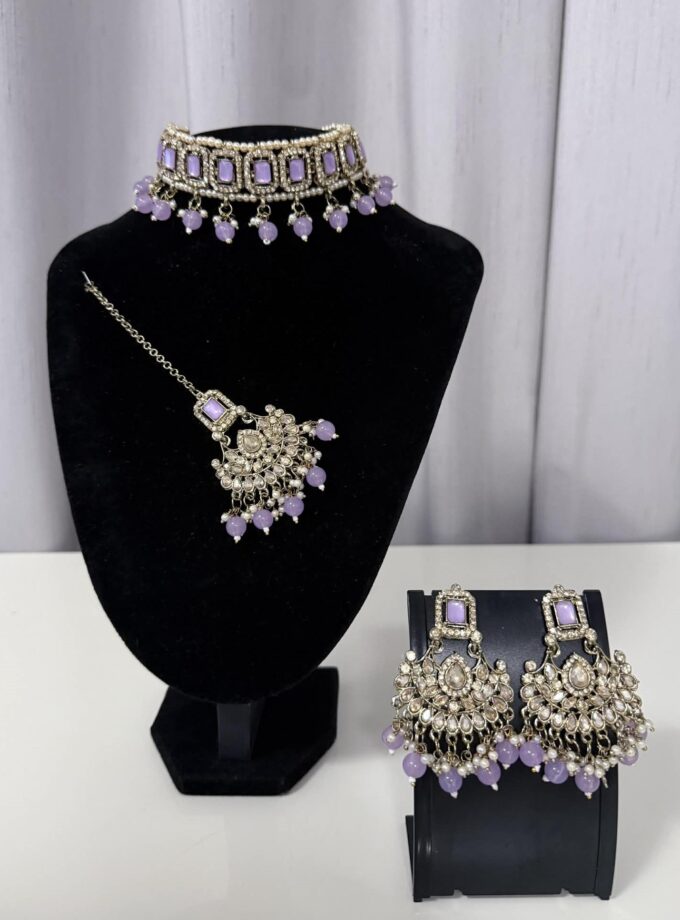 Sieradenset 1030- lila