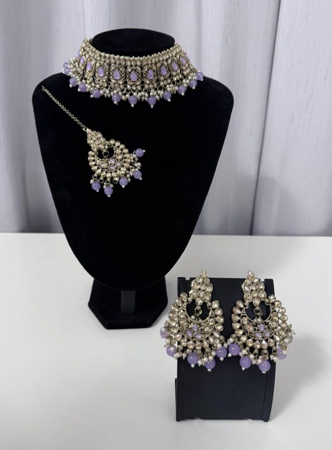 Sieradenset 1031- lila