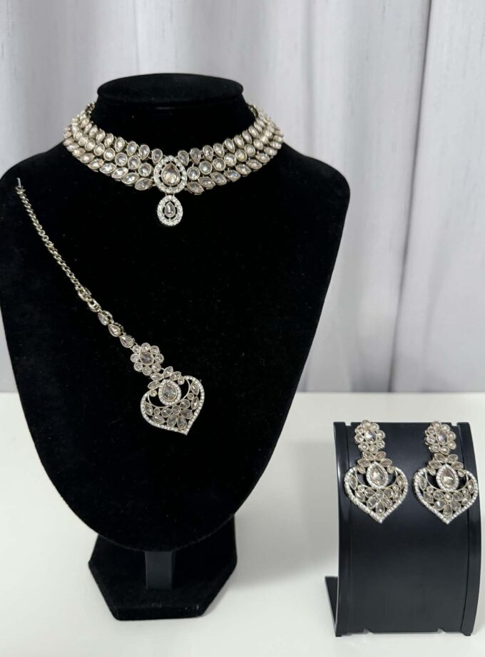 Sieradenset 1022- kundan goud