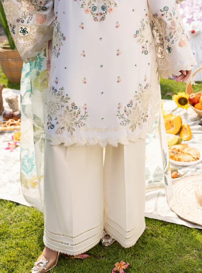 Zarqun fancy lawn suit - 1611