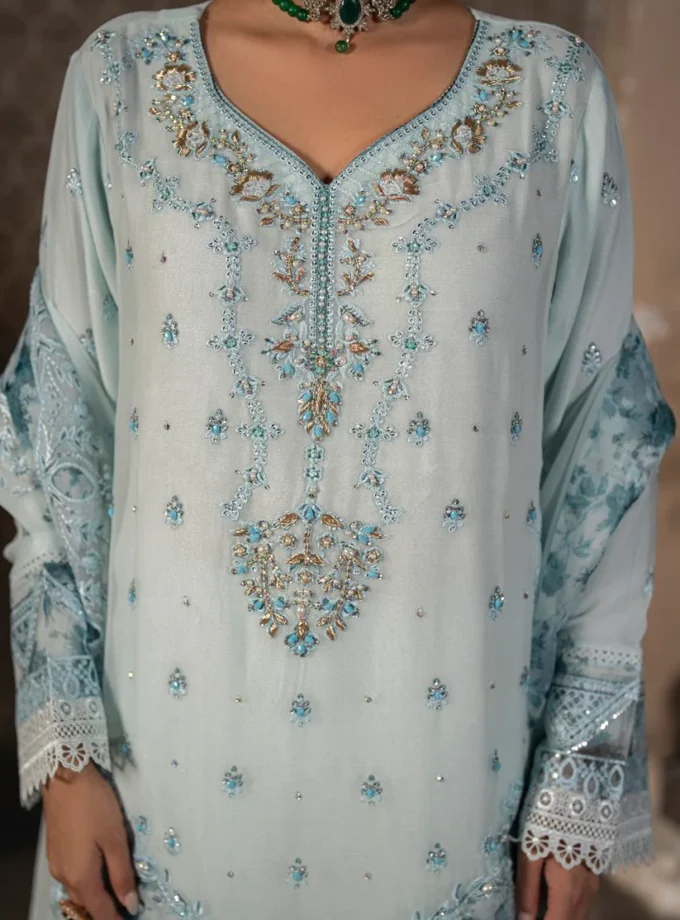 Guzel chiffon suit Ayla- 0008