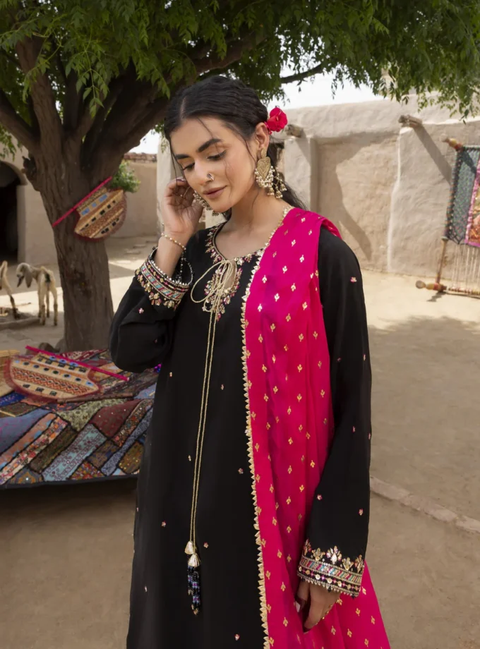 Zarqun raw silk 1350- 3 delig