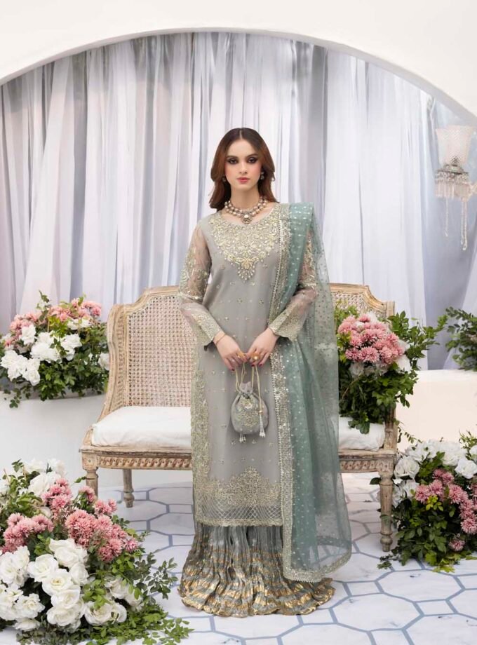 Zahra Rubab raw silk 1346- 4 delig